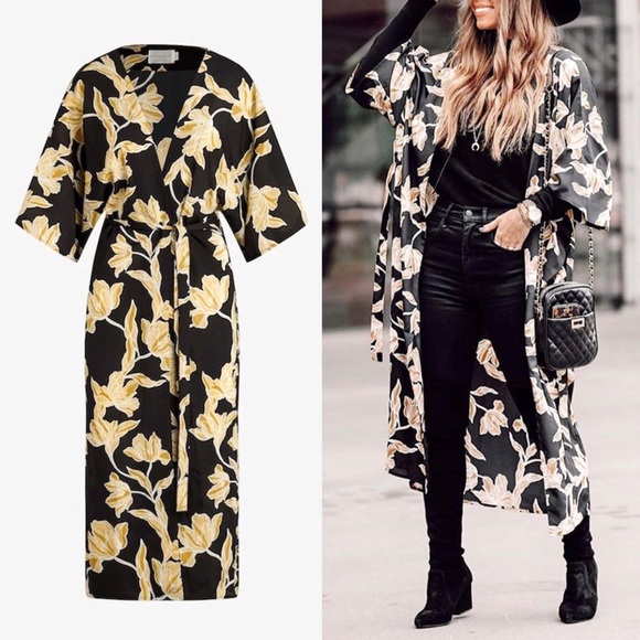 Maison du soir floral robe Clearance